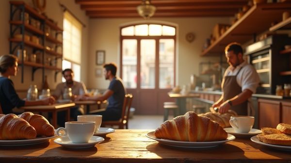 Le petit-déjeuner à Murcie : boulangerie ou café de quartier